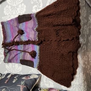 Crochet skirt soul flower s/m